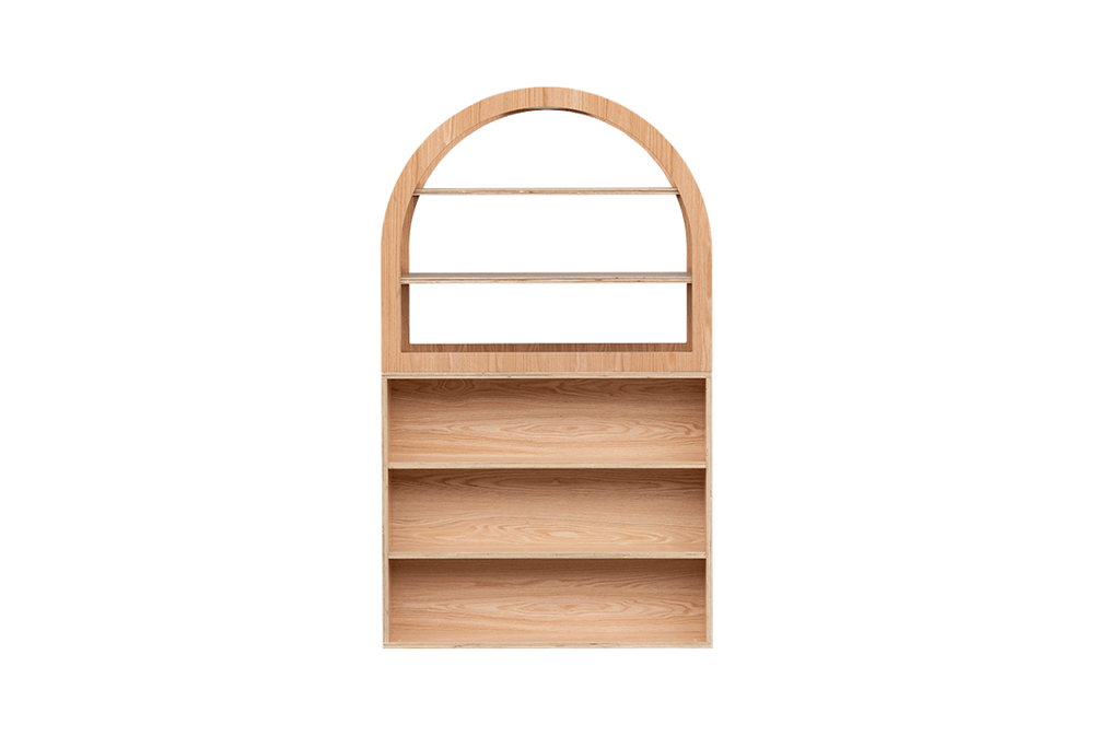 Oak Arched Cabinet