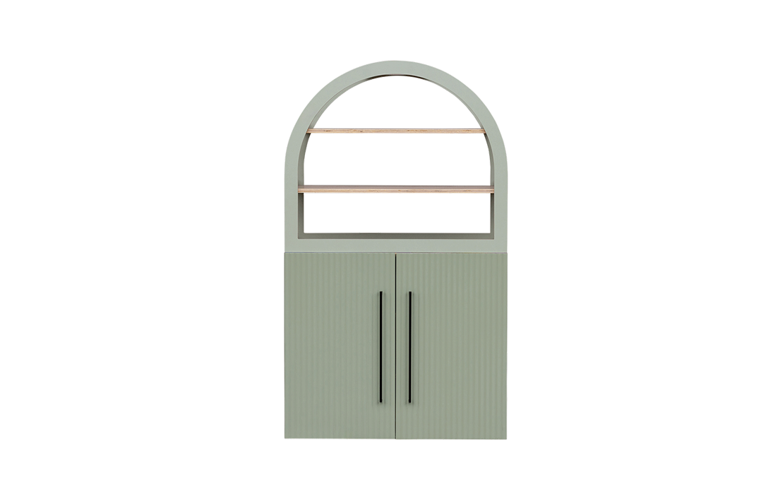 Arched Cabinet – Sage