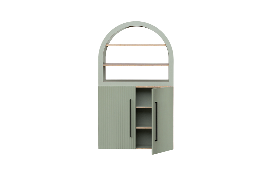 Arched Cabinet – Sage