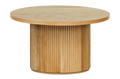 Oak Fluted Round Table