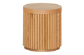Oak Fluted Stool