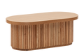 Oak Fluted Coffee Table