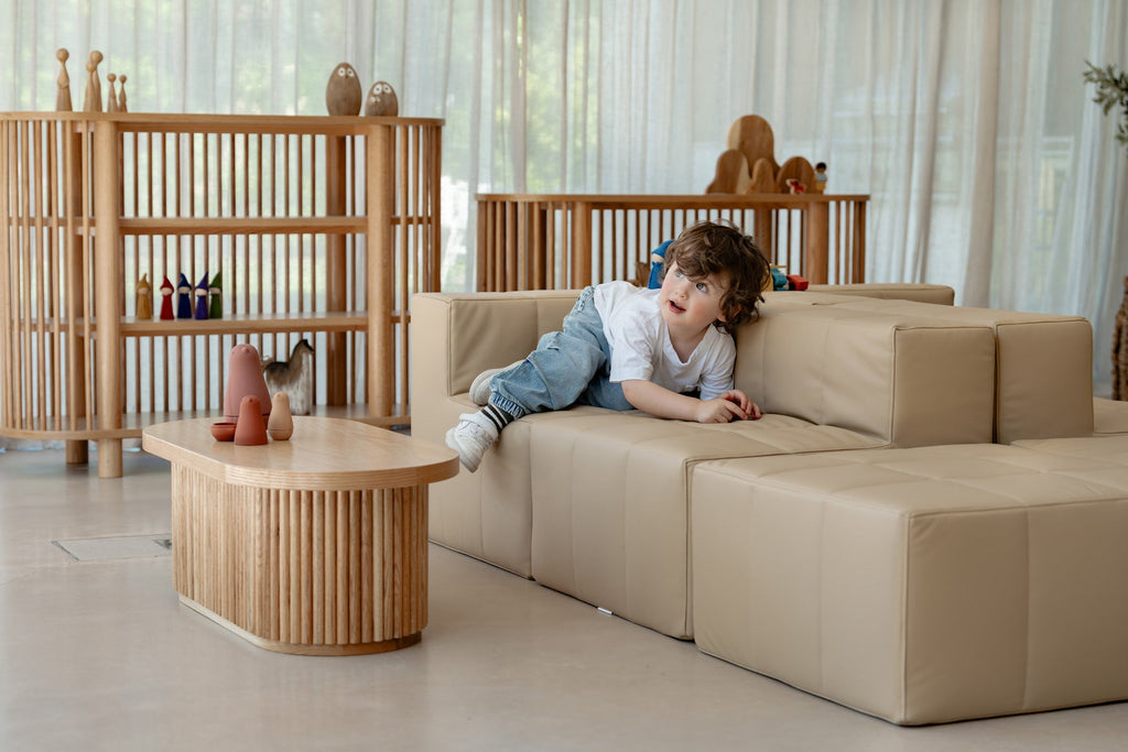 Oak Fluted Coffee Table