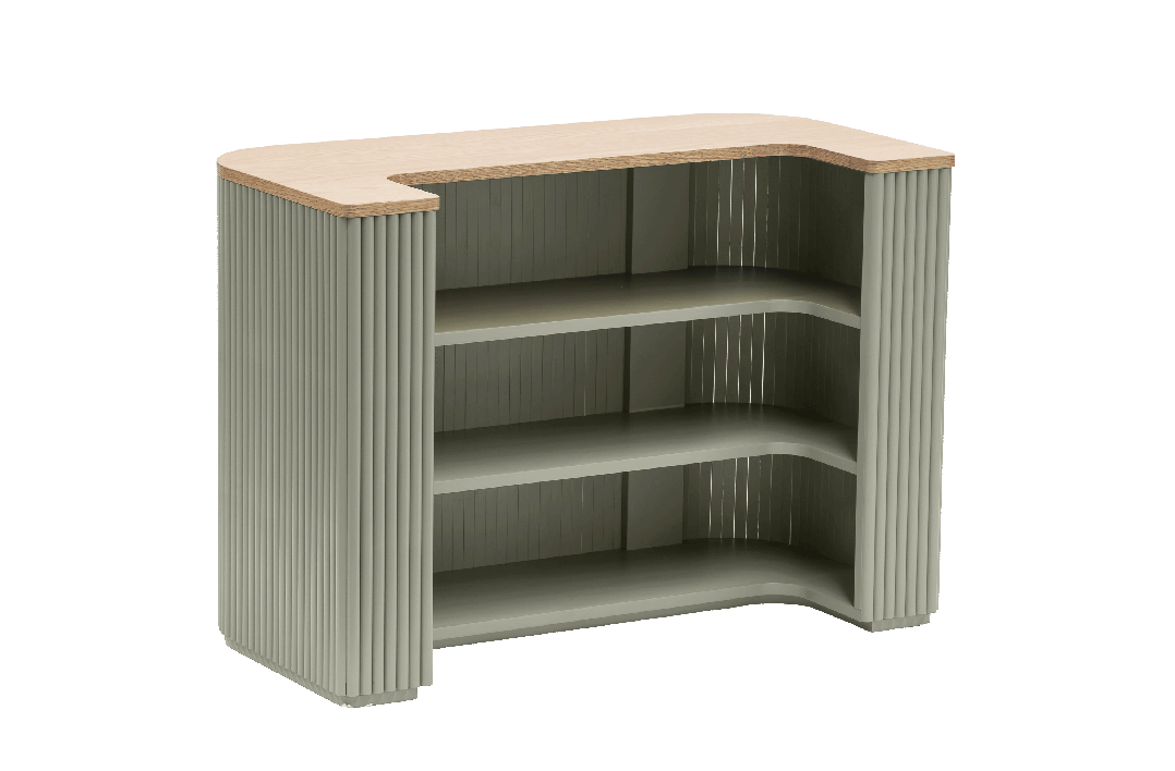 Fluted Market Stand Sage