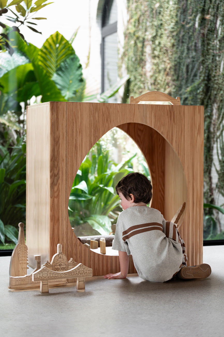 Oak Fluted Nook