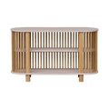 Travertine Two Tiered Fluted Shelf