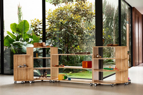 Ash Flexispace Open Back 2 Shelf