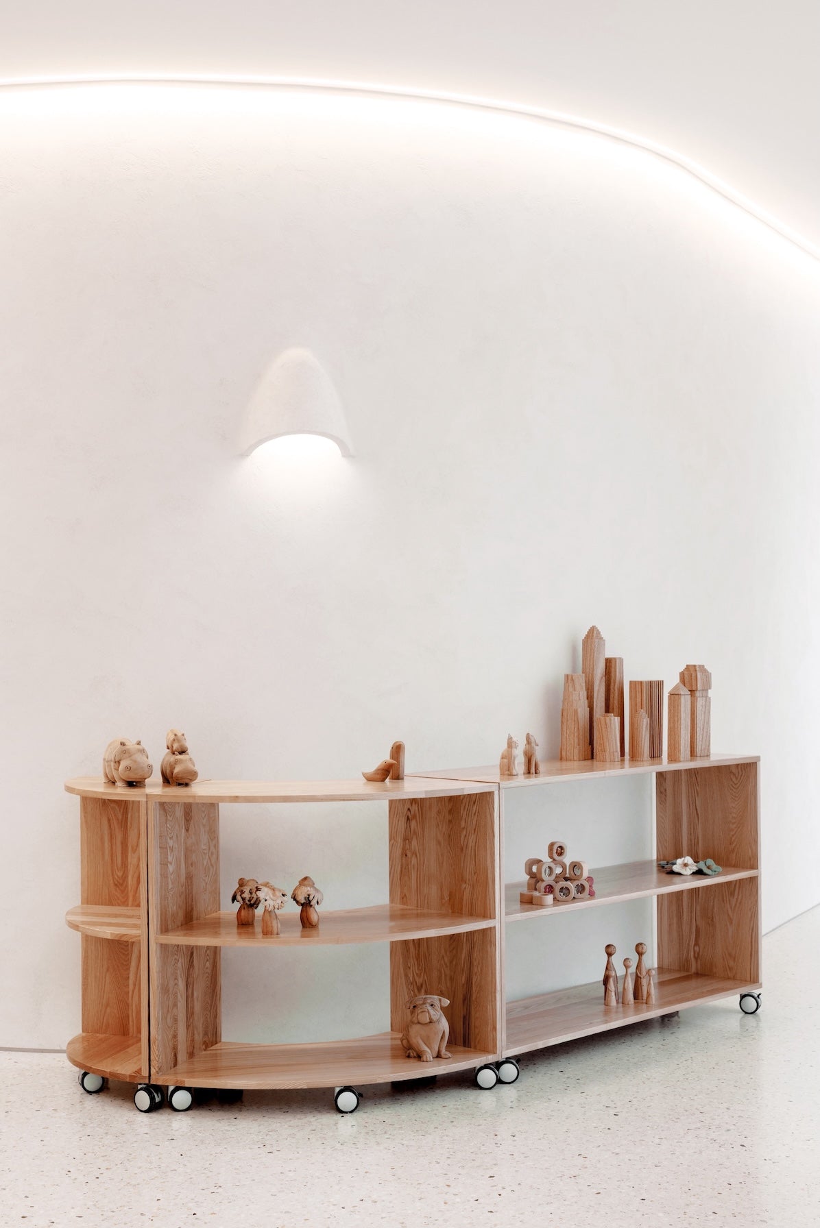 Ash Flexispace Open Back 2 Shelf