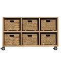 Ash 6 Basket Storage Unit