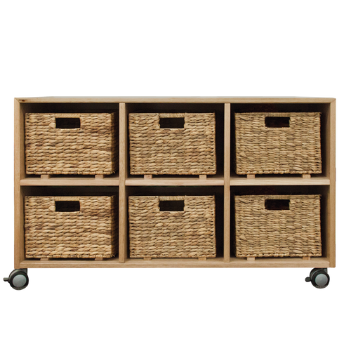 Ash 6 Basket Storage Unit