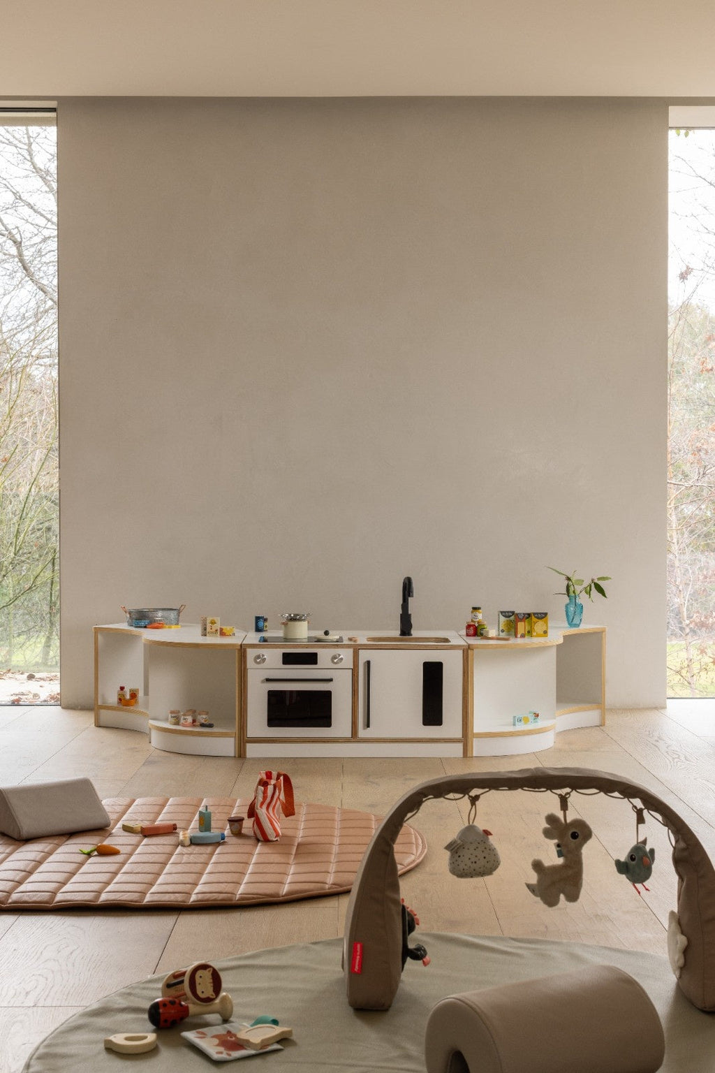 Baby Flexispace Quarter Circle White