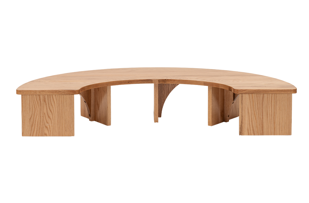 Ash Half Circle Baby Table