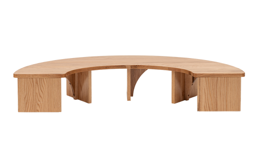 Ash Half Circle Baby Table
