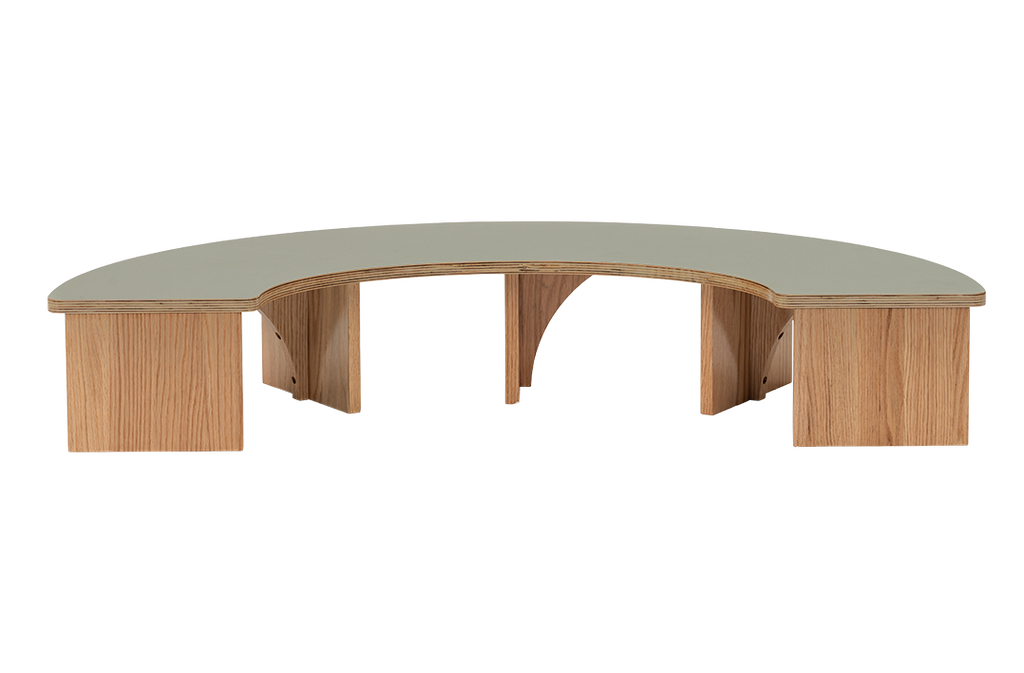 Half Circle Baby Table Sage