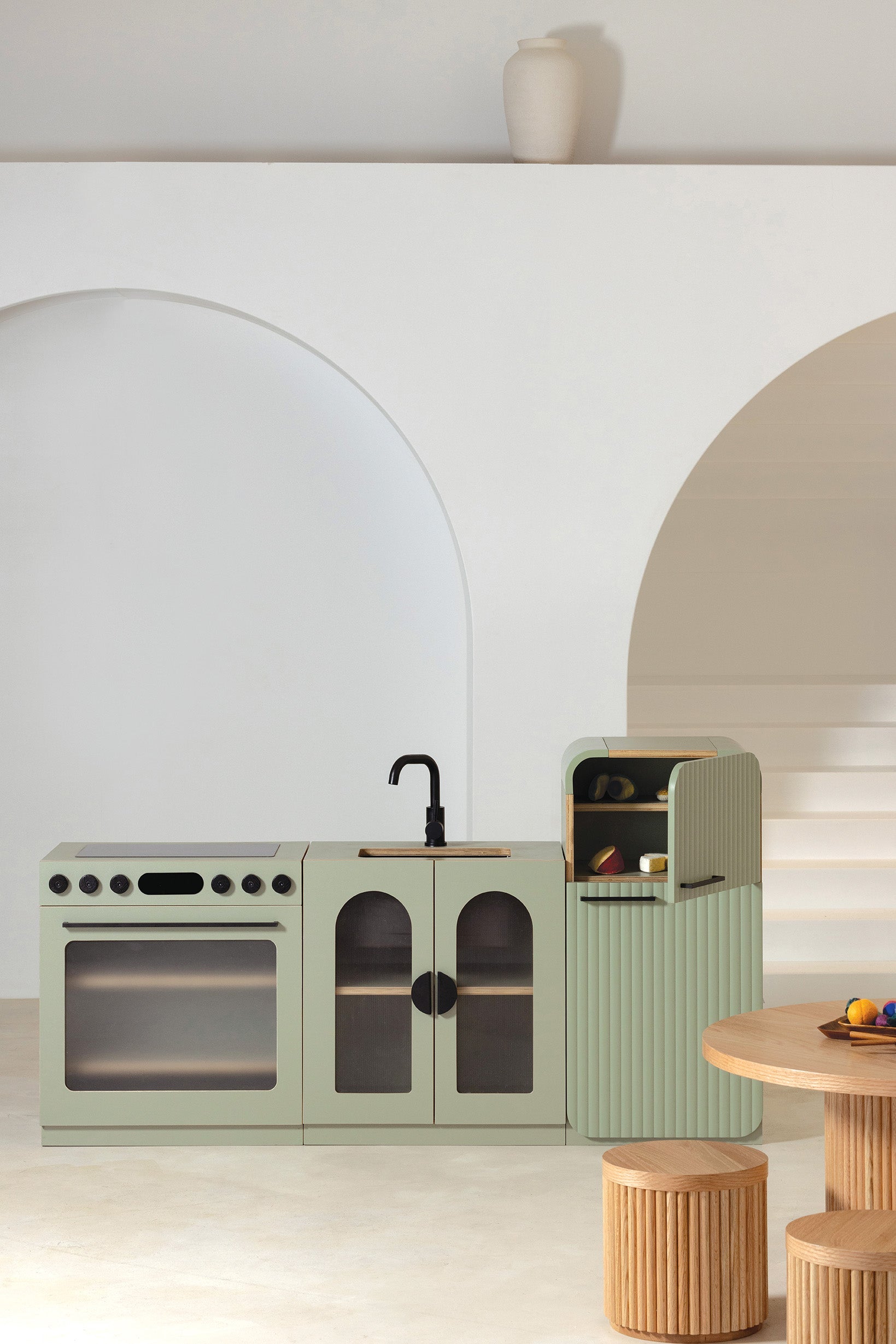 Fluted Fridge Sage