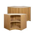 Oak Fluted Corner
