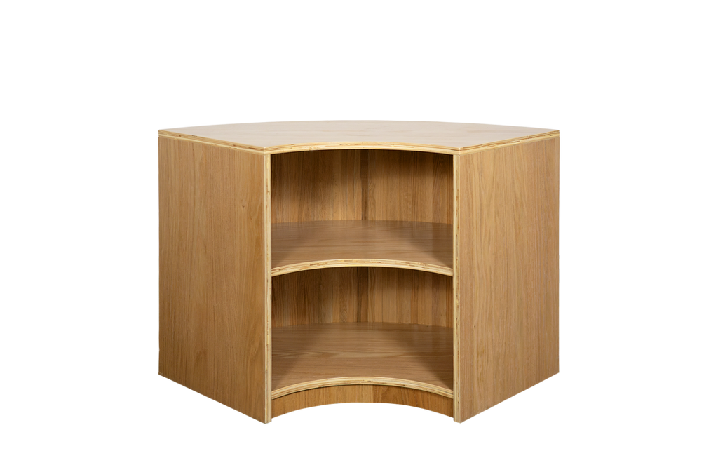 Oak Fluted Corner