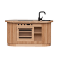 Oak Fluted Oval Kitchen