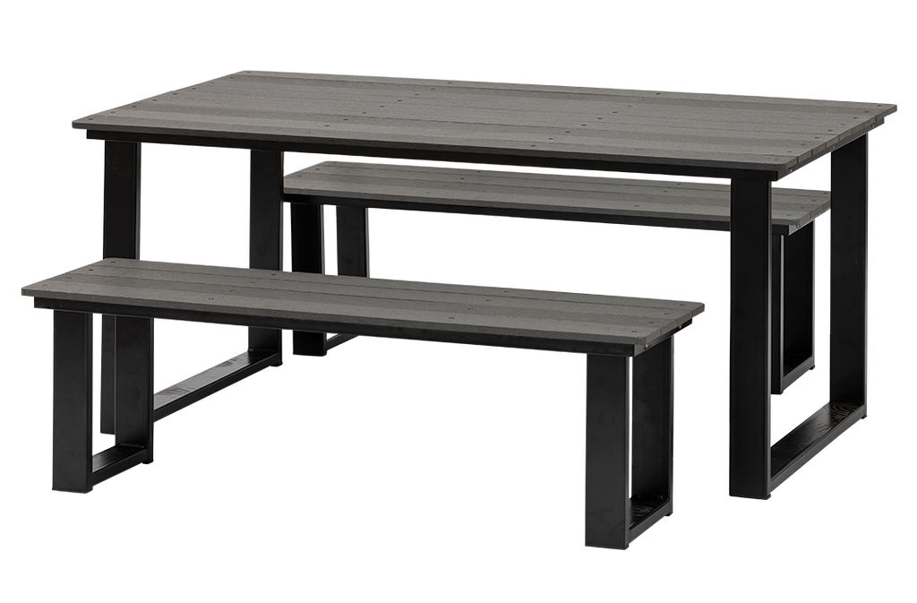 U-Frame Rectangle Table & Benches