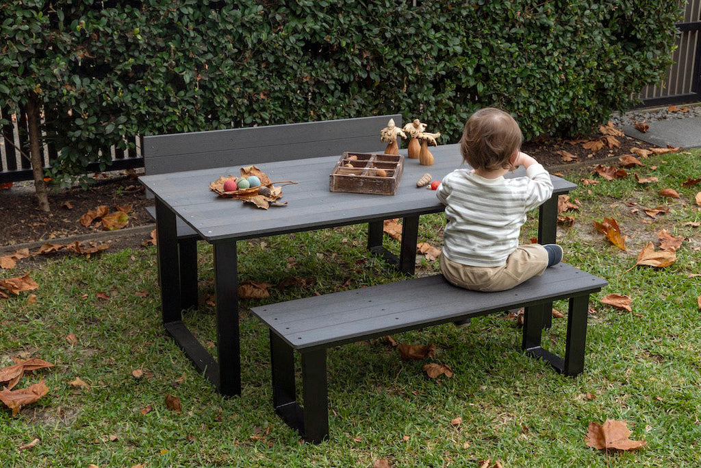 U-Frame Rectangle Table & Benches