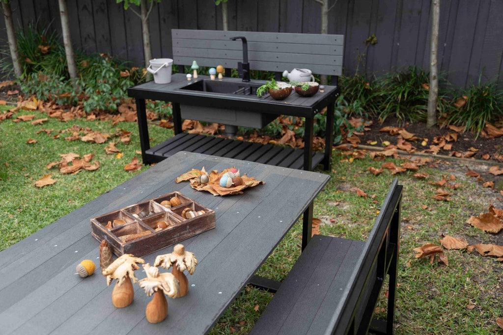U-Frame Rectangle Table & Benches