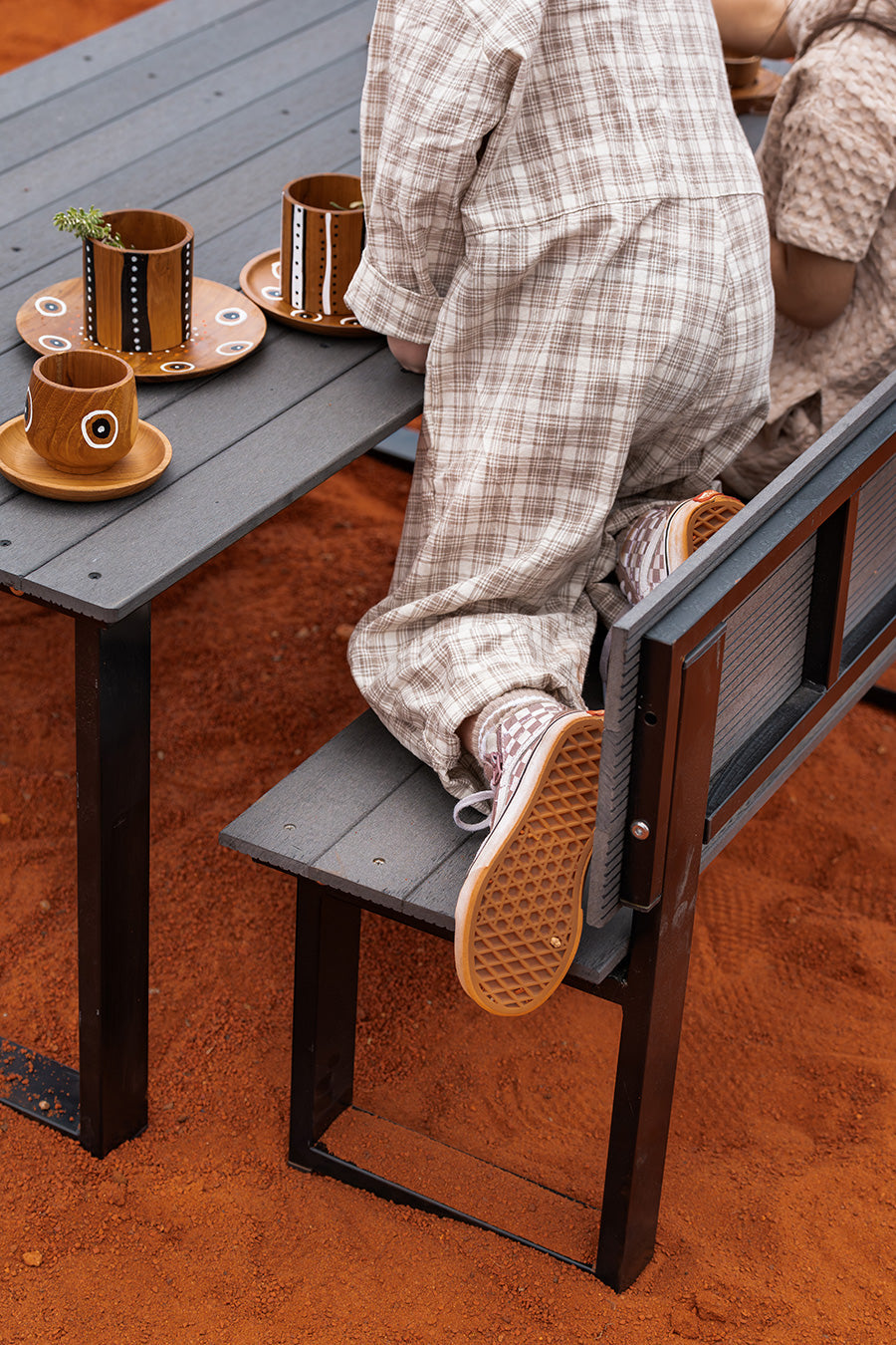 Outdoor U-Frame Rectangle Table