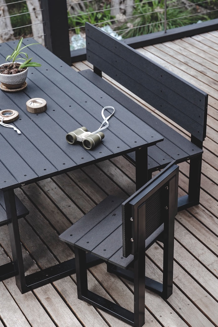 Outdoor U-Frame Rectangle Table