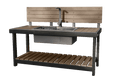 Jarrah Outdoor Mud Kitchen with Backboard