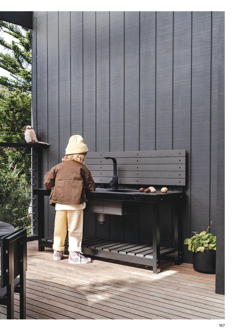Mud Kitchen With Backboard