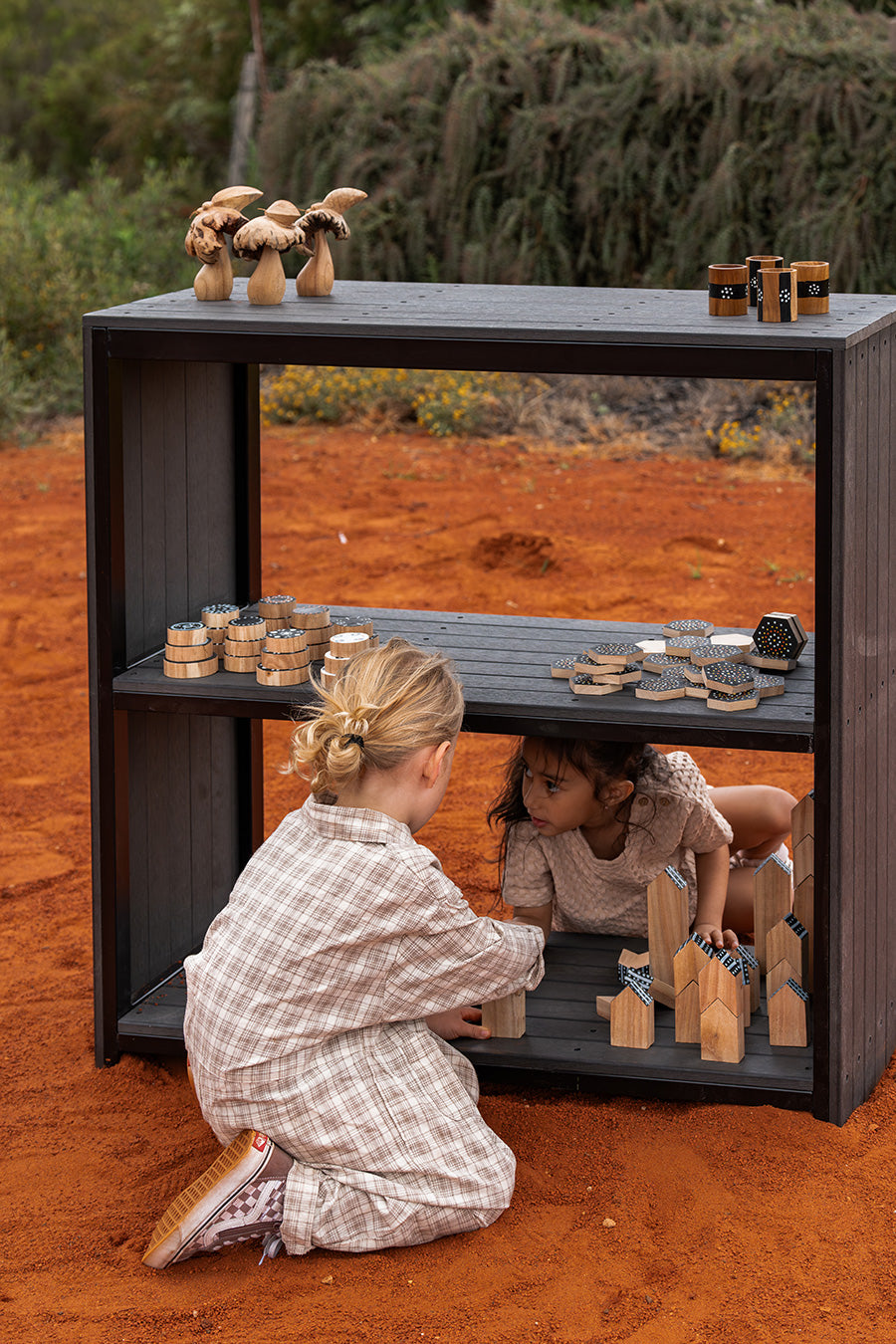 Outdoor Storage Shelf Charcoal