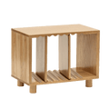 Oak Wave Book Stand
