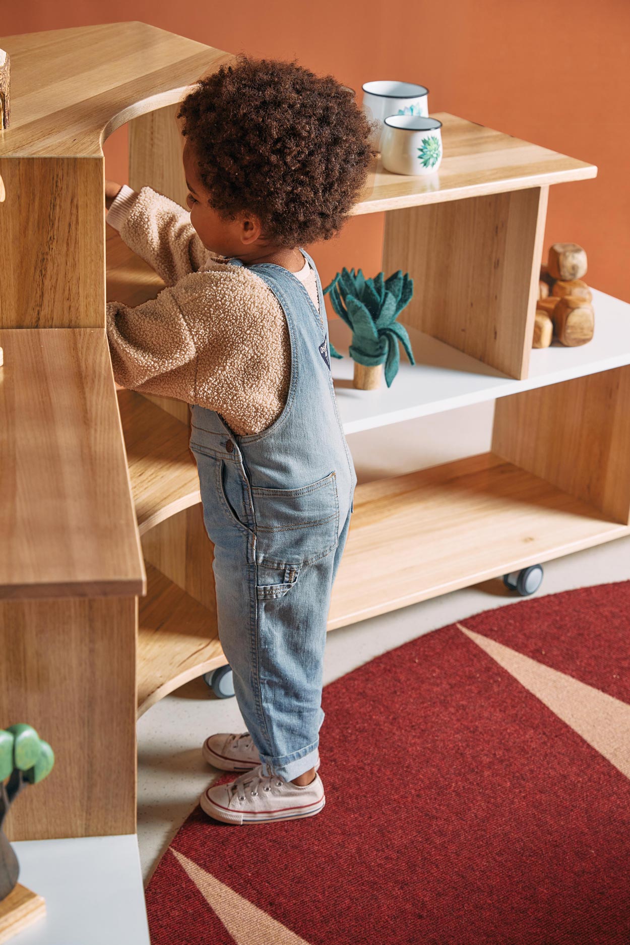 Tas Oak Flexispace Tiered Set 4
