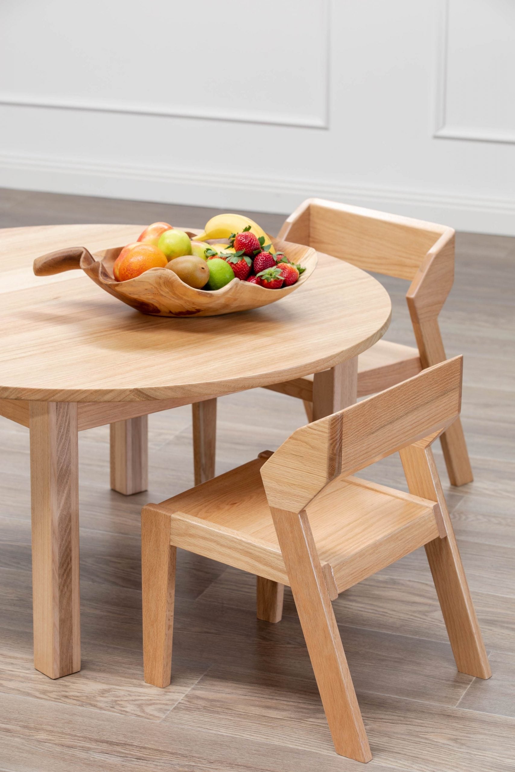 Tas Oak Hardwood Round Table