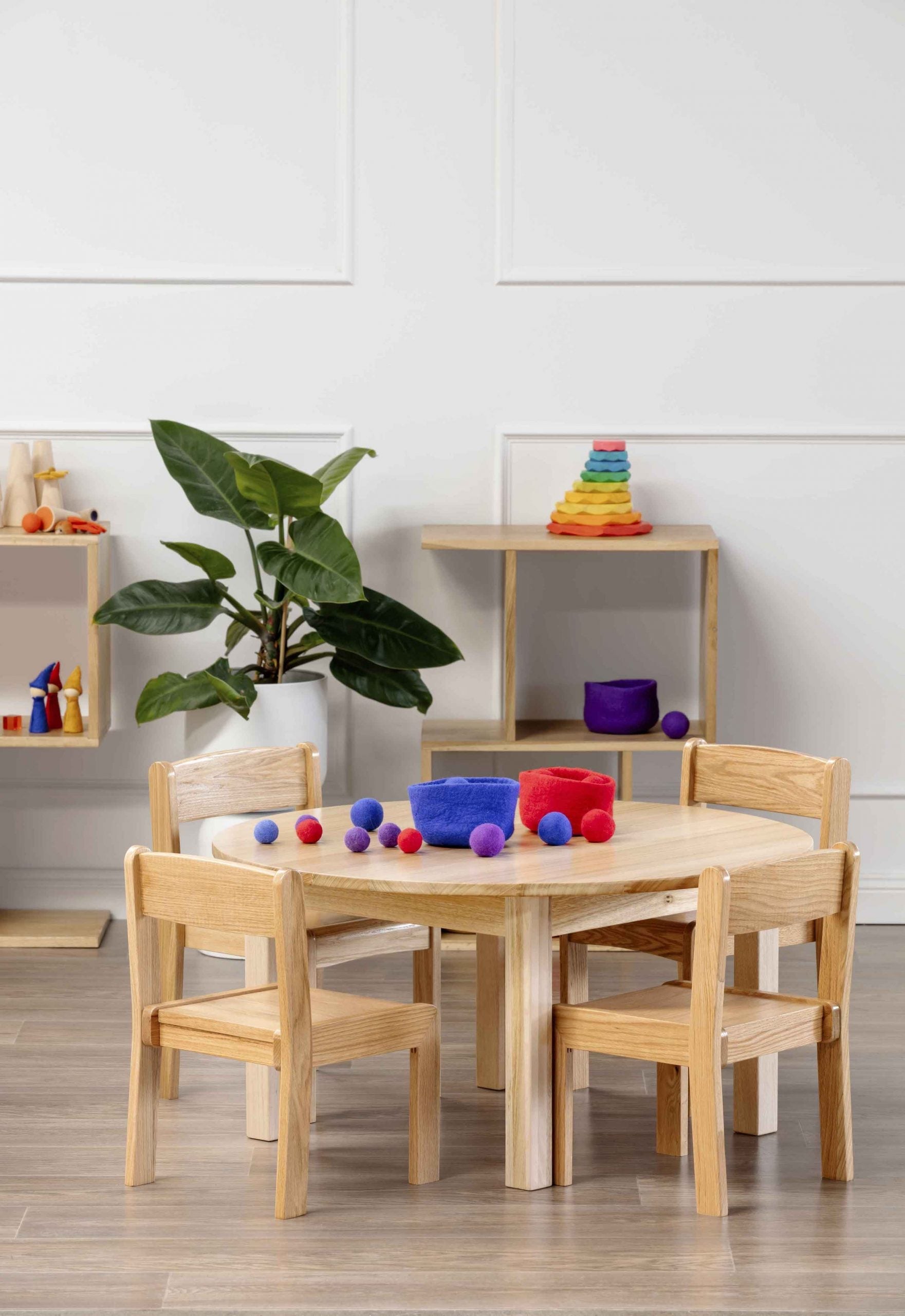 Tas Oak Hardwood Round Table