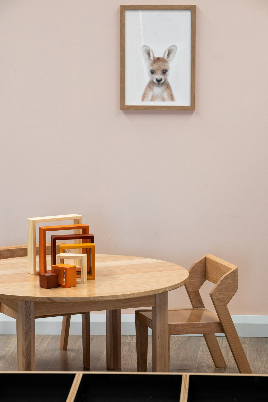 Tas Oak Hardwood Round Table