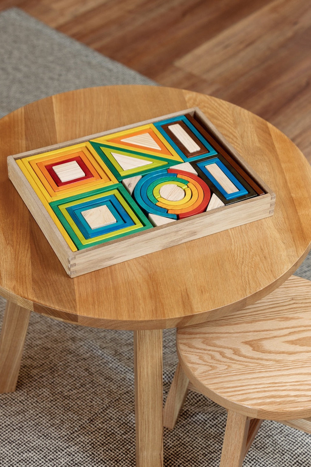 Tas Oak Hardwood Round Table