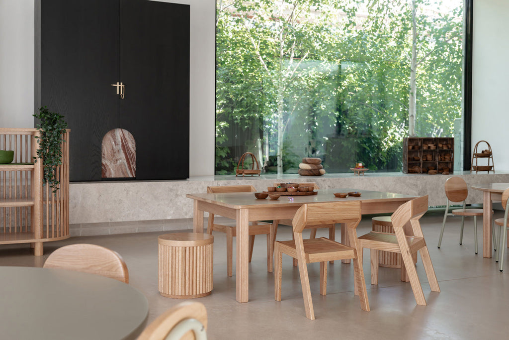 Tas Oak Hardwood Rectangle Table 1200x23.6 in