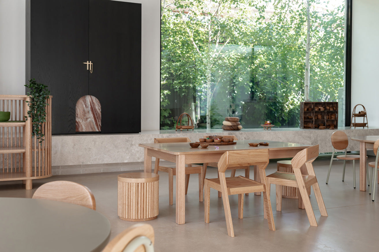 Tas Oak Hardwood Rectangle Table 1200x23.6 in