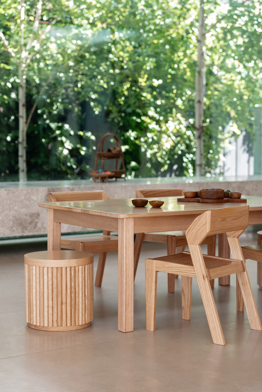 Tas Oak Hardwood Rectangle Table 1200x23.6 in