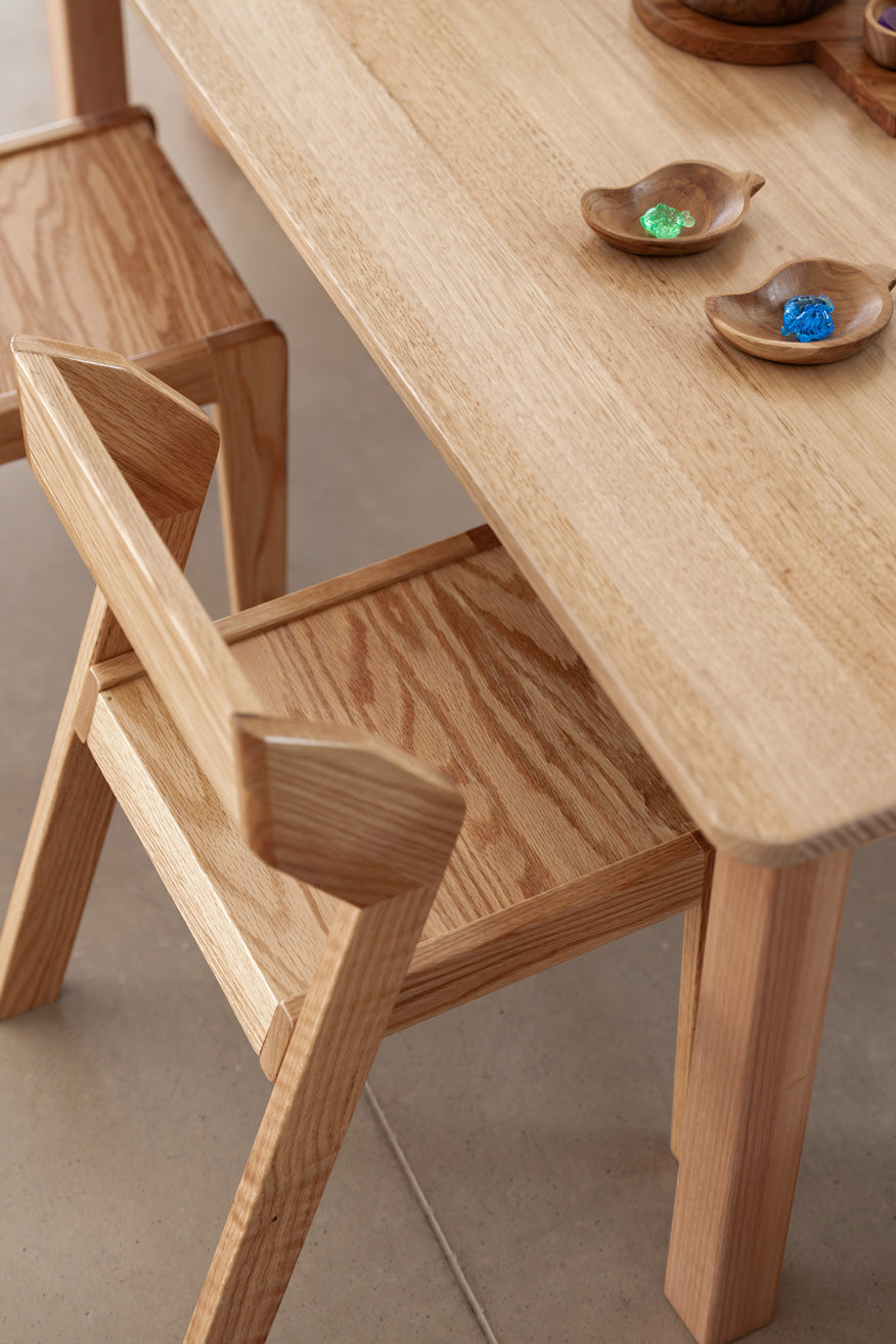 Tas Oak Hardwood Rectangle Table 1200x23.6 in