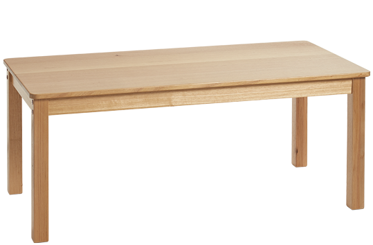Tas Oak Hardwood Rectangle Table 1200x29.5 in