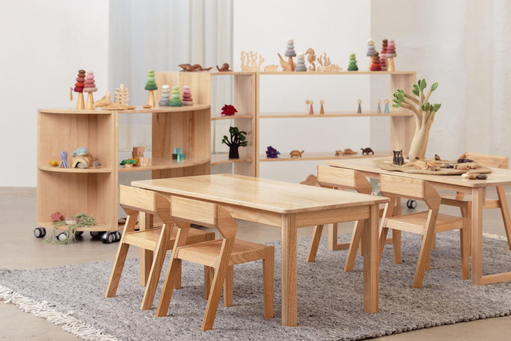 Tas Oak Hardwood Rectangle Table 1200x29.5 in