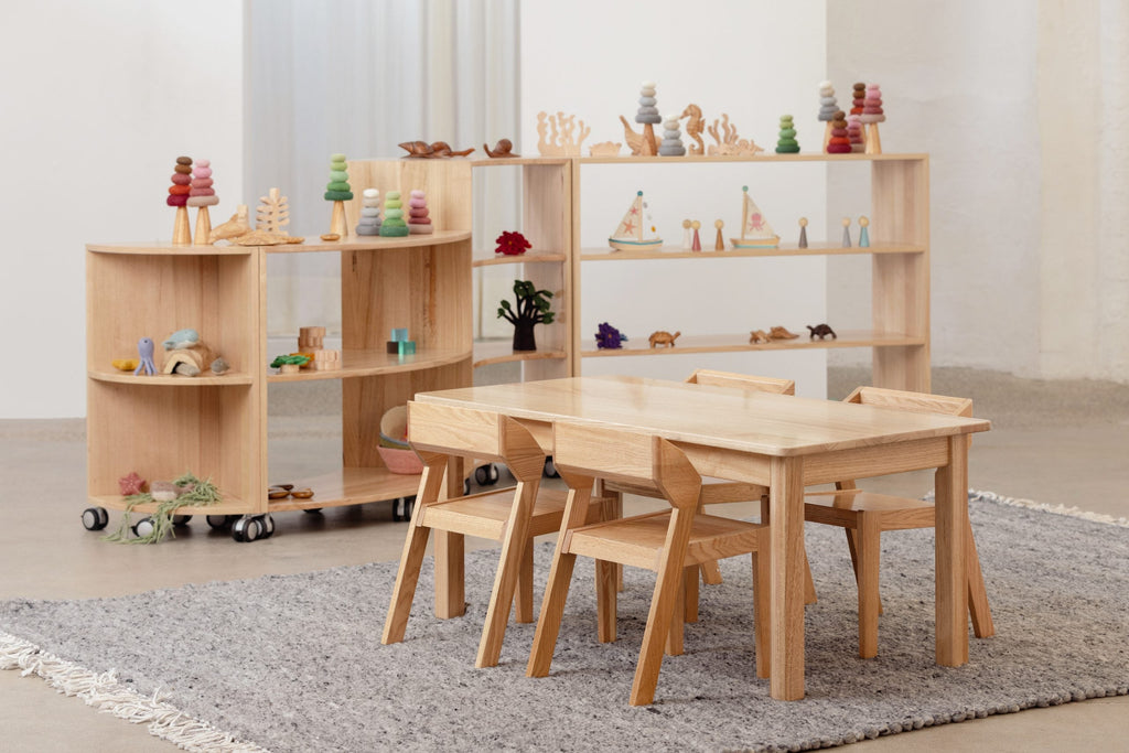 Tas Oak Hardwood Rectangle Table 1200x29.5 in