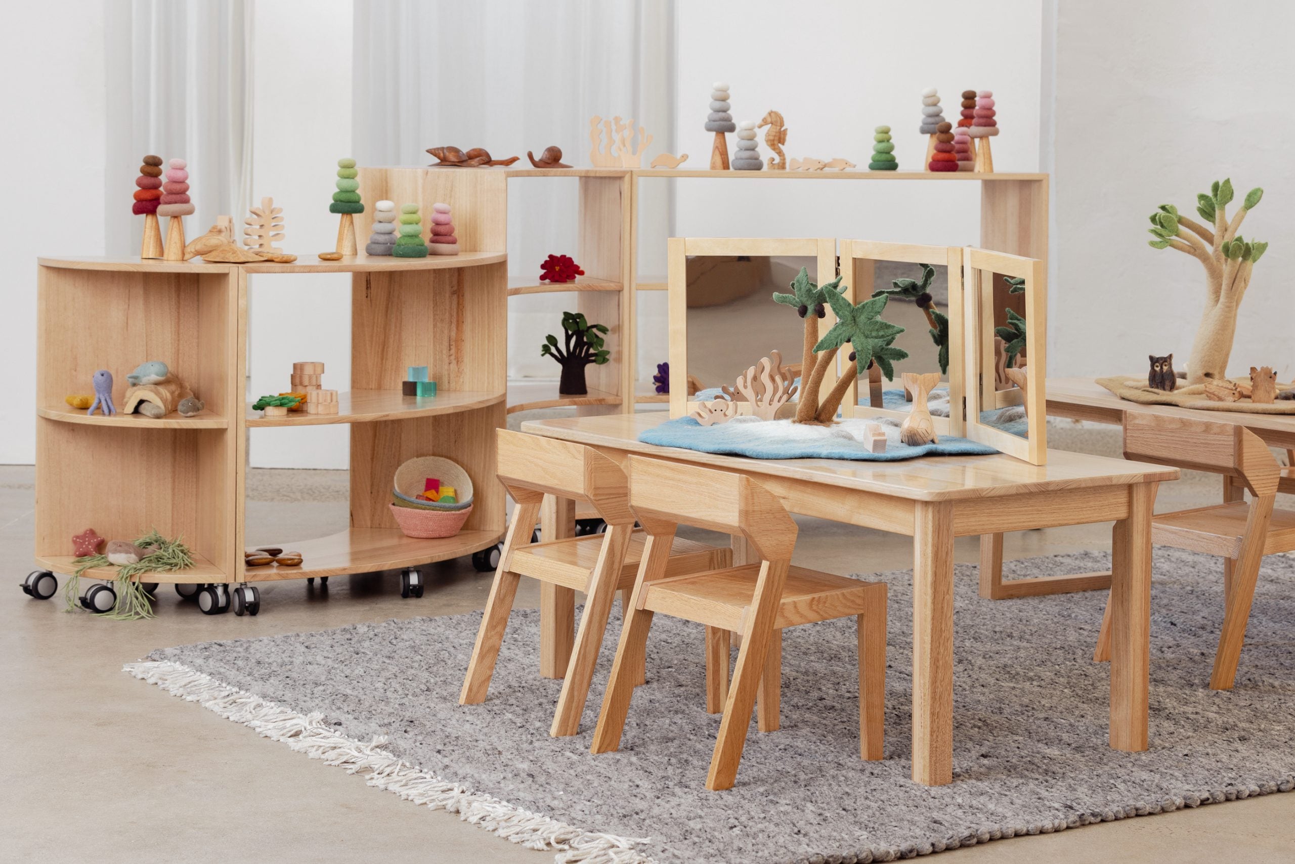 Tas Oak Hardwood Rectangle Table 1200x29.5 in