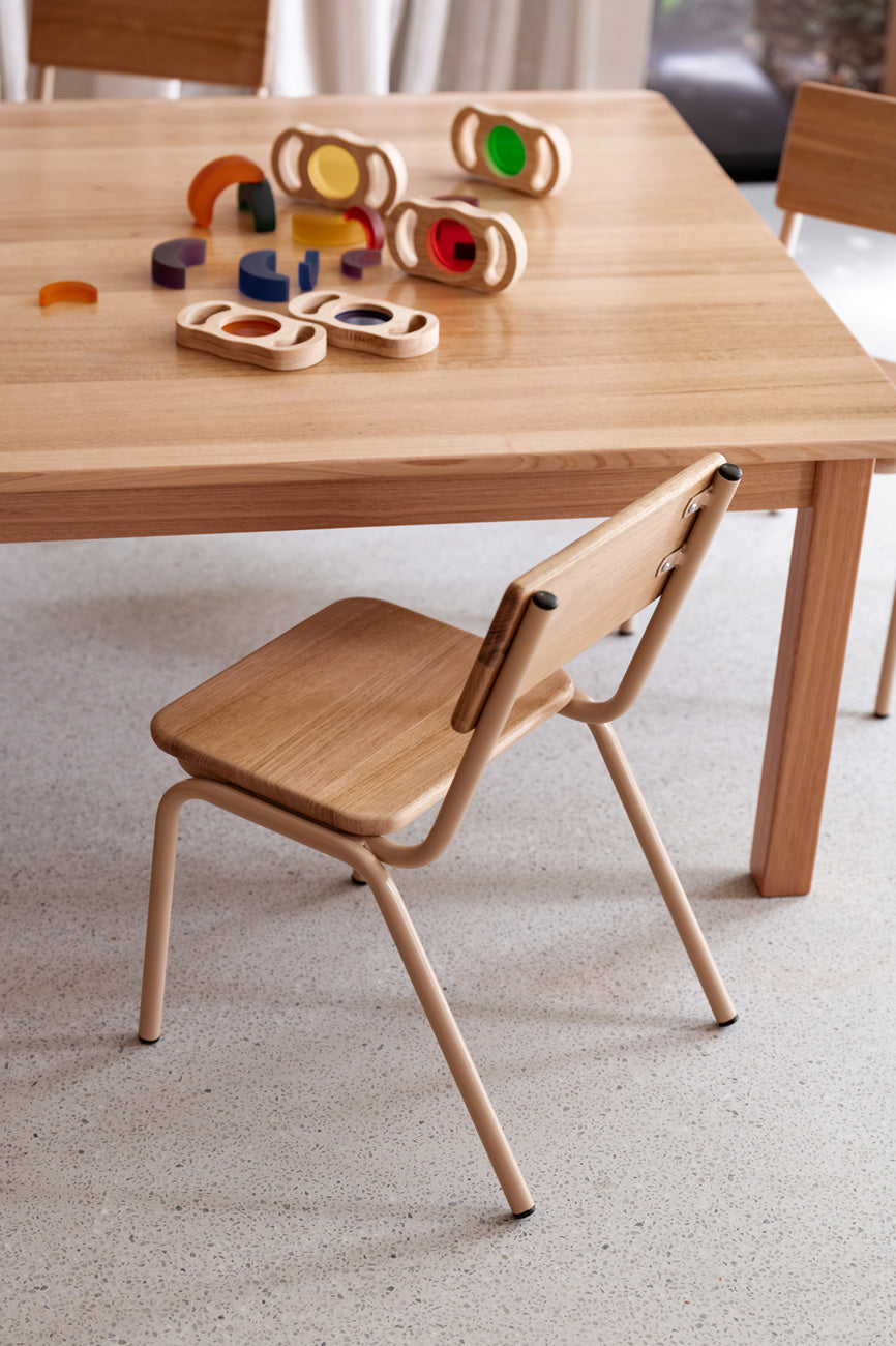 Tas Oak Hardwood Square Table