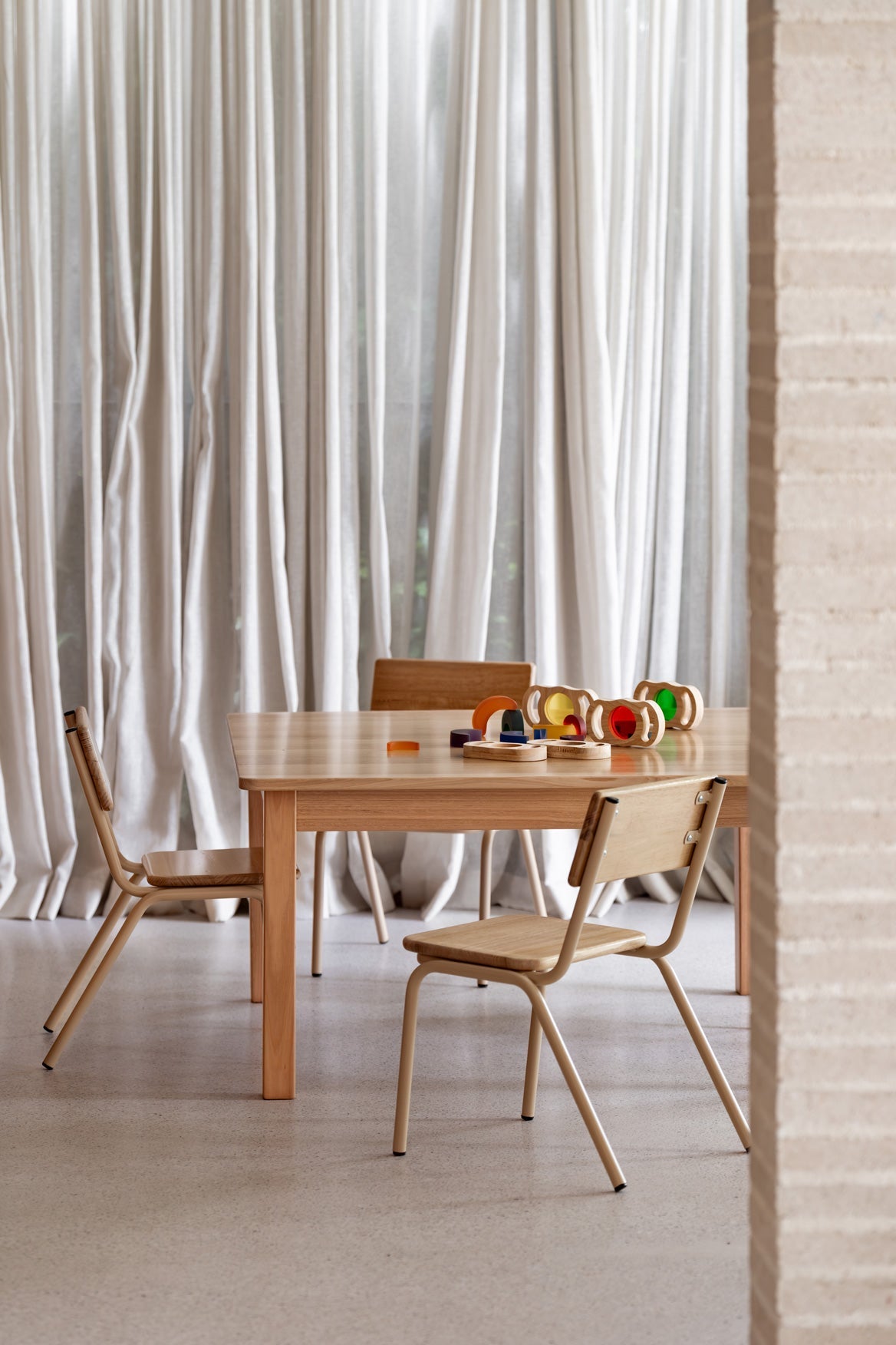 Tas Oak Hardwood Stackable Chair