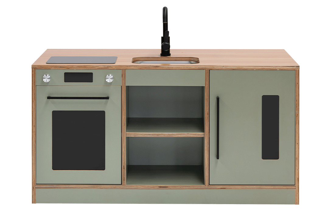 Kitchen & Breakfast Bar Kinder in Sage