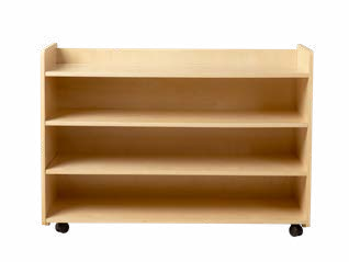 Birchwood adaptable closed storage unit, tall height, natural finish