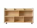 Birchwood adaptable large block shelf, natural finish
